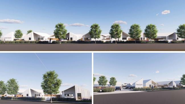 Plans by Design + Architecture for Sanctuary Estate who how the building will look at the development on 192 Dean Street, Berserker. It is the former WIN TV studios site.