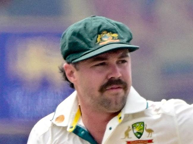 Australia's vice captain Travis Head run between the wickets during the first day of the first Test cricket match between Sri Lanka and Australia at the Galle International Cricket Stadium in Galle on January 29, 2025. (Photo by Ishara S. KODIKARA / AFP)