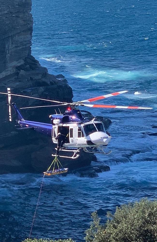 Emergency services attempted to retrieve the body. Picture: Instagram @richardmovsessian