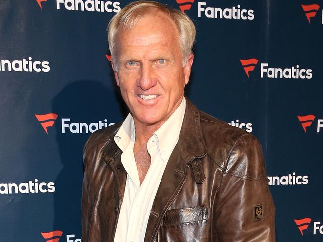 HOUSTON, TX - FEBRUARY 04:  Former pro golfer Greg Norman arrives for the Fanatics Super Bowl Party at Ballroom at Bayou Place on February 4, 2017 in Houston, Texas.  (Photo by Robin Marchant/Getty Images for Fanatics)