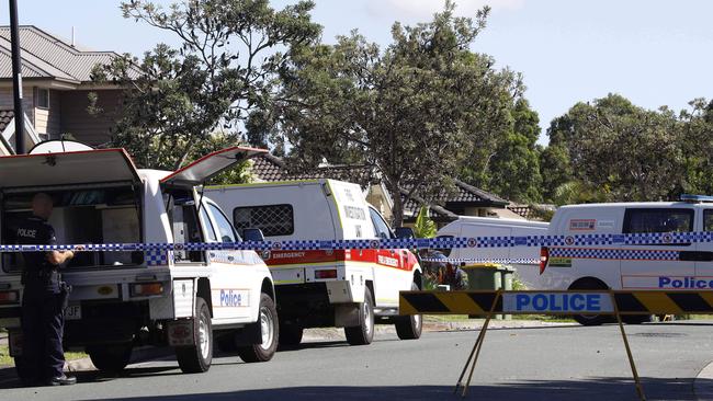 The scene at Coomera. Picture: Tertius Pickard