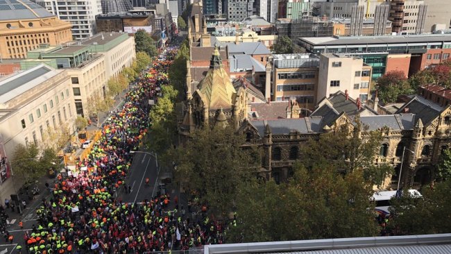 Blockading Melbourne