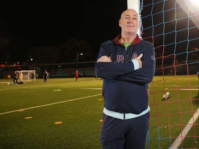 Pictured at Lambert Park in Leichhardt are APIA Leichhardt Tigers Pictured at Lambert Park in Leichhardt are APIA Leichhardt Tigers coach Billy McColl ahead of their September 26 FFA Cup quarter-final against Adelaide United. Picture: Richard Dobson