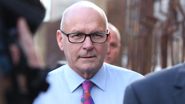 Bob Harrap outside the Adelaide Magistrates Court. Picture: Tait Schmaal.