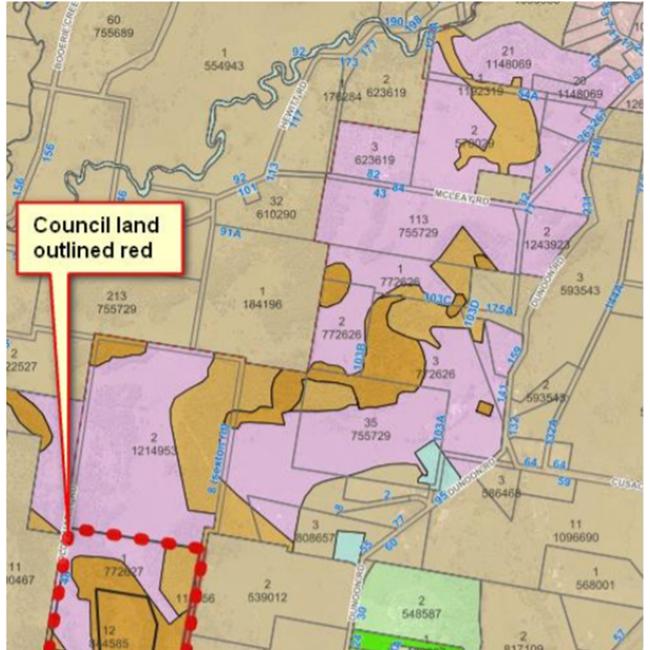 Council-owned land on the North Lismore Plateau will be handed back to the traditional owners.