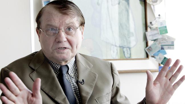 Nobel Prize-winning French scientist Luc Montagnier.