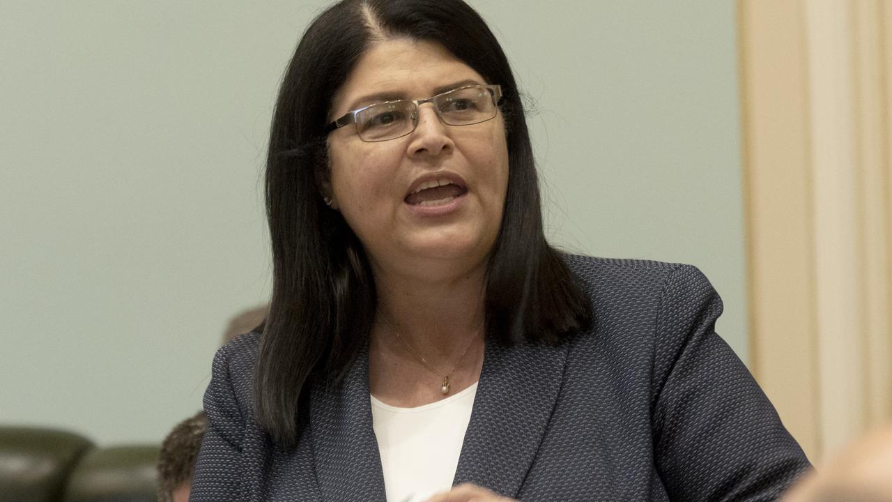 Minister for Education Grace Grace during question time at Parliament House. NewsWire / Sarah Marshall