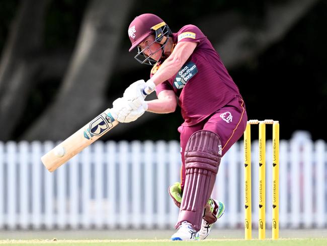 Harris has been a stalwart of Queensland’s team for years. Picture: Bradley Kanaris/Getty Images