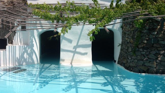 The pool entrance to the grotto spa. Picture: Silvia Marchetti