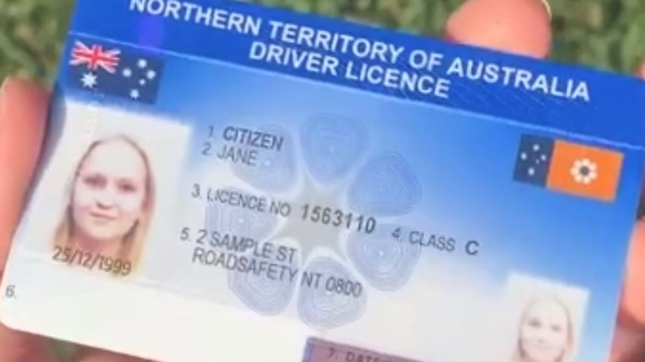 NT driver’s licence New look for drivers’s licence NT News