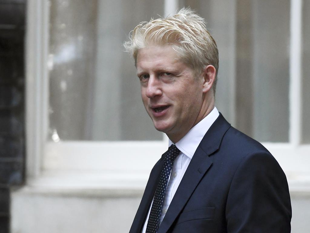 Jo Johnson quit as education minister citing a split between family loyalties and the national interest. Picture: AP Photo/Alberto Pezzali, File.