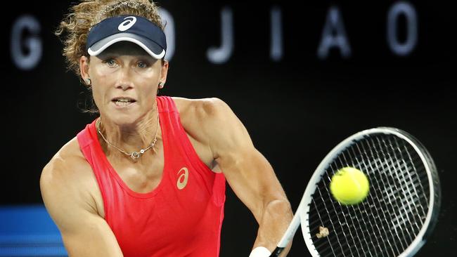 Stosur won’t play again this year, but hopes to return to the court in 2021. Picture: David Caird