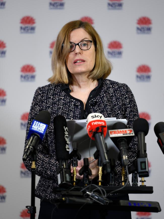 NSW Chief Health Officer Dr Kerry Chant. Picture: AAP