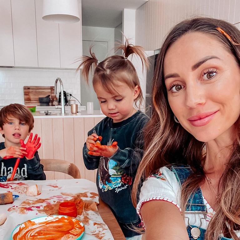 The model turned personal trainer is already a mother to son Sunny and daughter Nakoda.