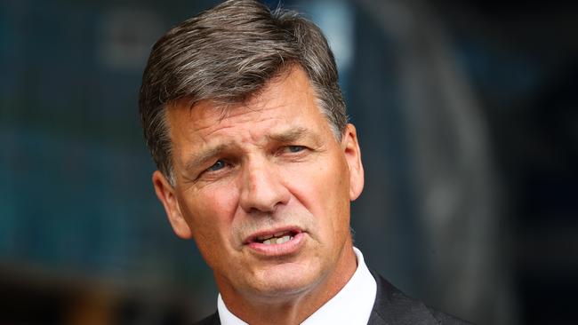 Shadow treasurer Angus Taylor says Labor’s ‘abject failure when it comes to health’ is behind lower bulk-billing rates. Picture: NewsWire / Gaye Gerard