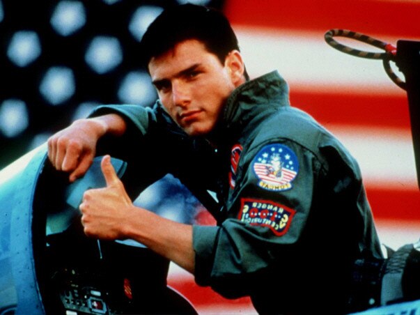 1986 - Tom Cruise in Top Gun. p/.   /actors     / film   headshot actor movies scene