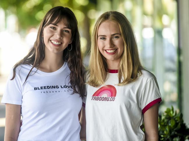 Eloise Hall &amp; Isobel Marshall from TABOO. Picture. Roy Van Der Vegt/AAP