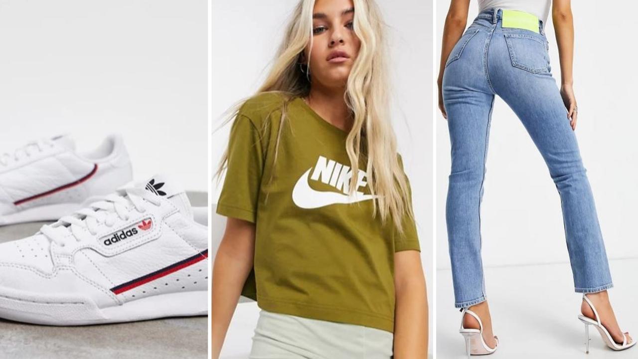 Among the styles currently on the sale at ASOS, are signature styles from Adidas, Nike and Calvin Klein. Image: ASOS.