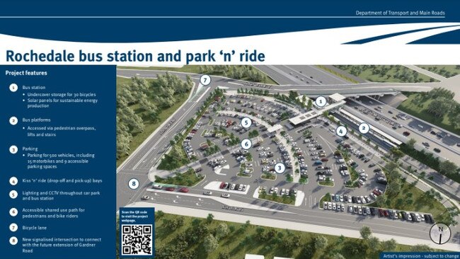 How the park ’n’ ride will look.