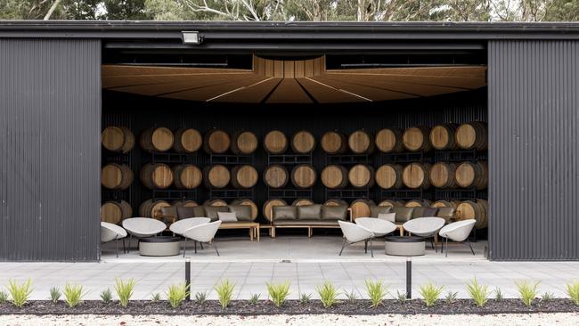 The barrel room at Nepenthe.