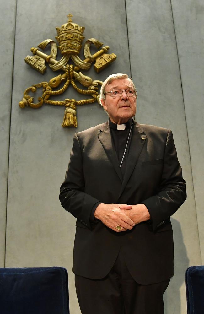 Cardinal George Pell was charged with historical child sex offences in mid-2017. Picture: AFP