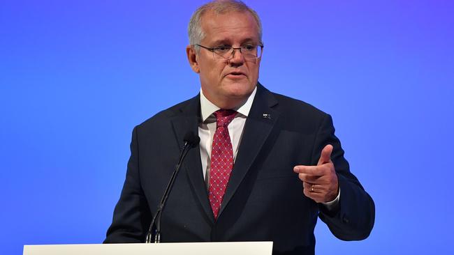 Scott Morrison said on Tuesday the government had been able to secure the required stock Picture: NCA NewsWire/Joel Carrett