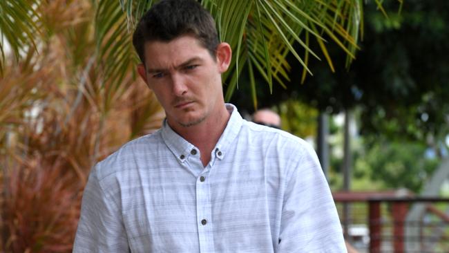 Jye Mulhall leaving the Darwin Local Court.