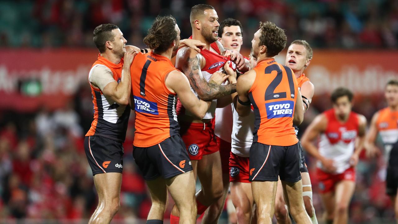 Lance Franklin went goalless. Photo: AAP Image/Brendon Thorne