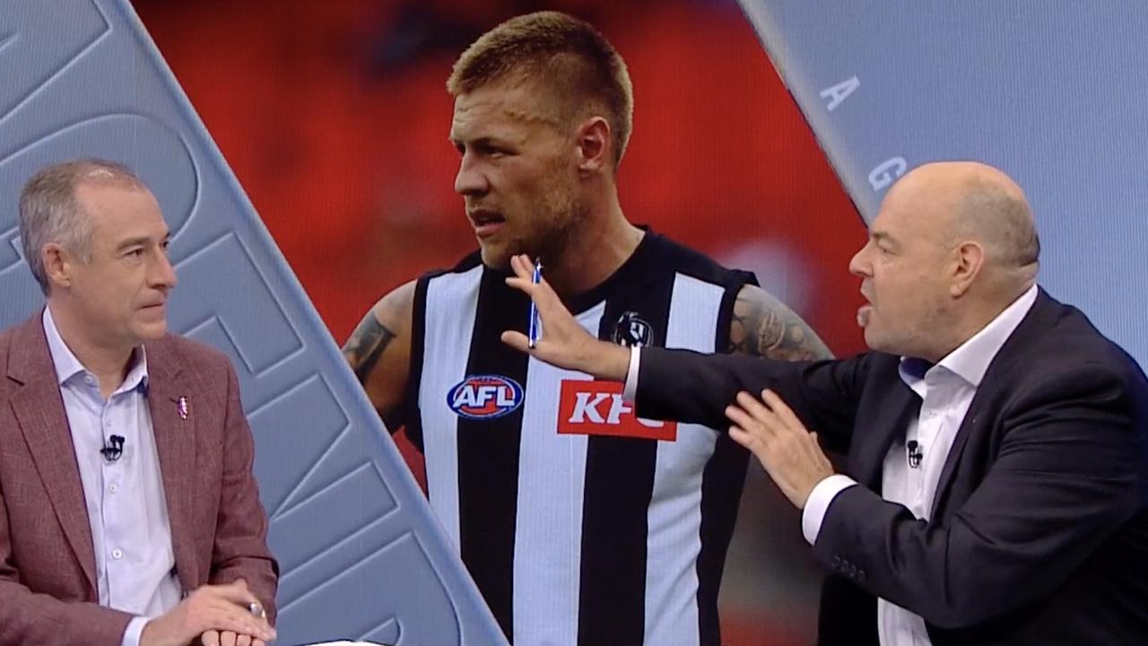 Jordan De Goey was handed a suspended fine by Collingwood.