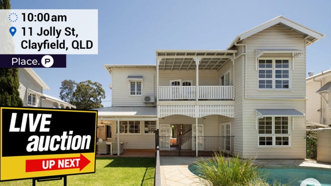 Replay: Brisbane house auctions -  11 Jolly St, Clayfield Place