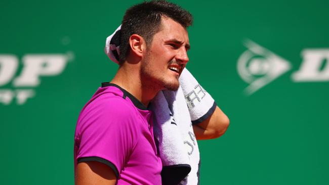 Bernard Tomic has lost in the first round again, this time in Monte Carlo.