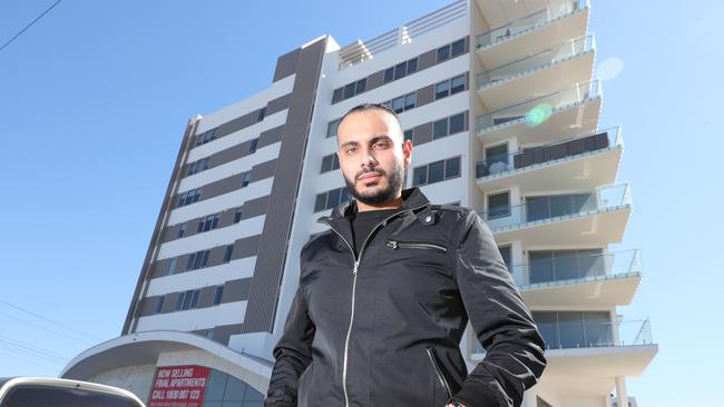 Sydney man Simon Nakhla lost his deposit after buying in the Neo building and failing to settle. Picture: Glenn Hampson