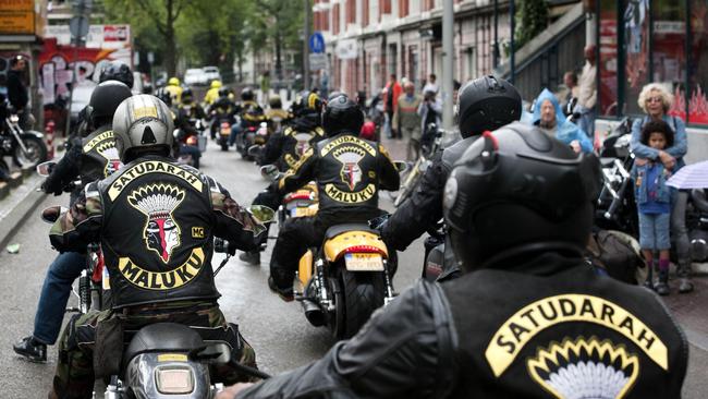 Satudarah was founded by Dutch and Moluccan members in the Netherlands in the early 1990s. Picture: AFP.