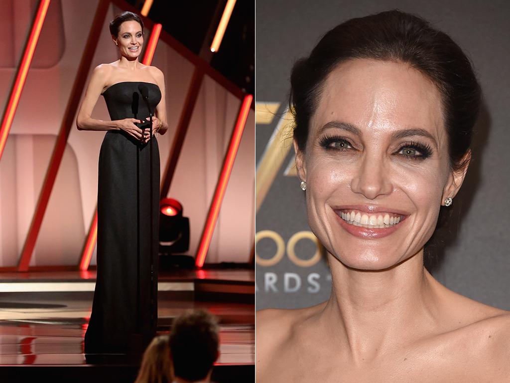 Angelina Jolie during the 18th Annual Hollywood Film Awards at The Palladium on November 14, 2014 in Hollywood, California. Pictures: Getty