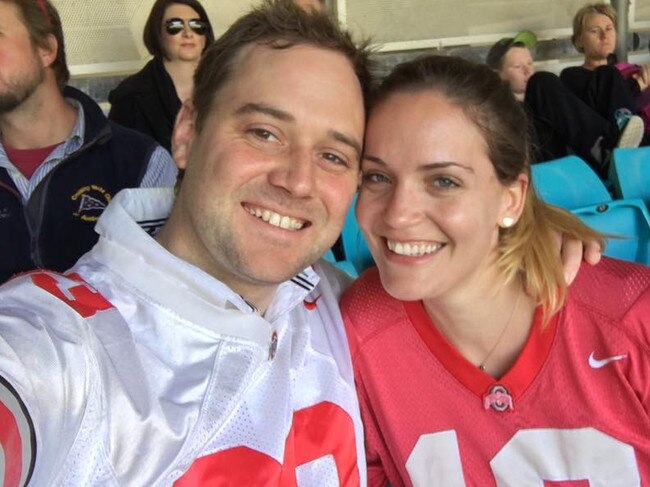 Andrew Simpson and Jessica McElhinney met via eHarmony. Picture: Supplied