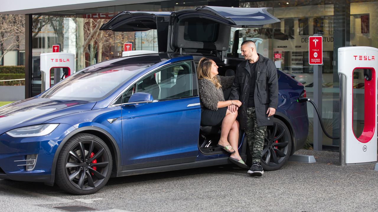 Electric car demand is high in Australia but the number of public charging stations is often a concern for would-be buyers. Picture: Sarah Matray