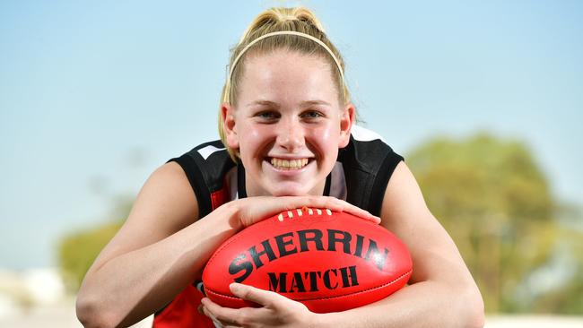 Teah Charlton starred for South Adelaide with three goals on Friday night. Picture: AAP/Keryn Stevens