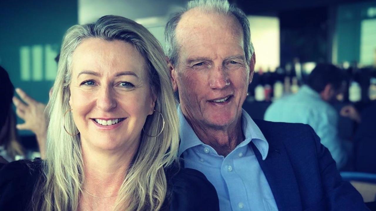 Wayne Bennett was in hot water after going to lunch with his partner.