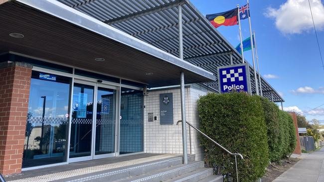 The bomb squad was called to the Wonthaggi police station on Tuesday. Picture: Supplied