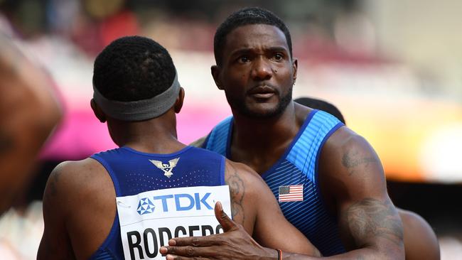 US athlete Justin Gatlin has twice been suspended over doping, in 2001 and 2006.