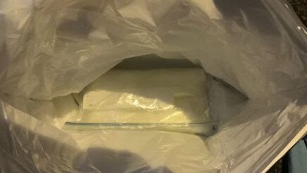 A firearm, ammunition and drugs were recovered from a car stopped at a Gold Coast border checkpoint on Wednesday night. Picture: Supplied