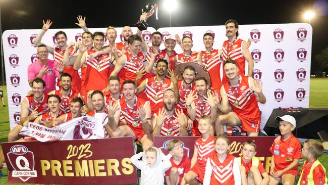 Yeppoon Swans won their ninth straight AFL Capricornia flag in 2023.