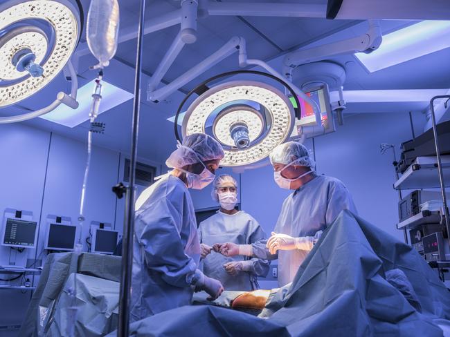 The number of people using private insurance for surgery has plunged. Picture: istock