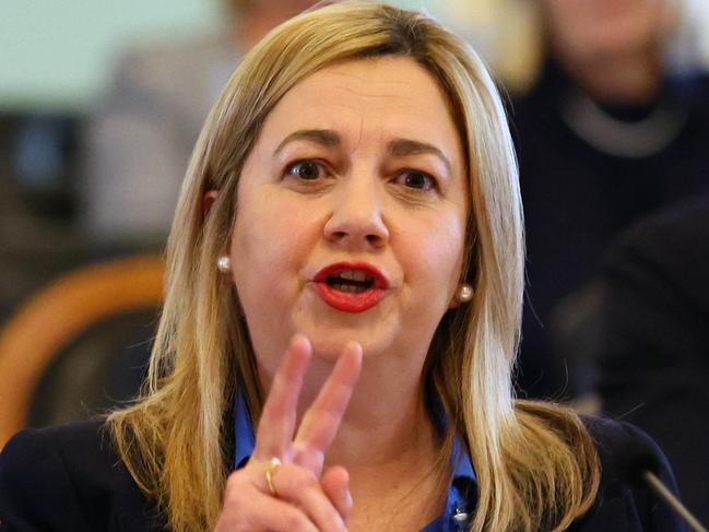 BRISBANE, AUSTRALIA - NewsWire Photos AUGUST 1, 2023: Queensland Premier Annastacia Palaszczuk during the State Parliament Estimates in Brisbane. Picture: NCA NewsWire/Tertius Pickard