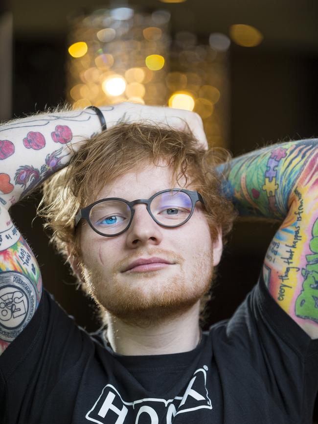 Ed Sheeran is in hot demand. Picture: Eugene Hyland
