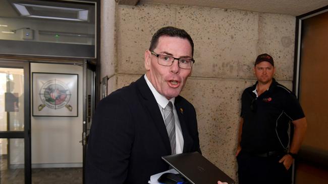 Embattled Townsville mayor Troy Thompson has returned to work. Picture: Evan Morgan