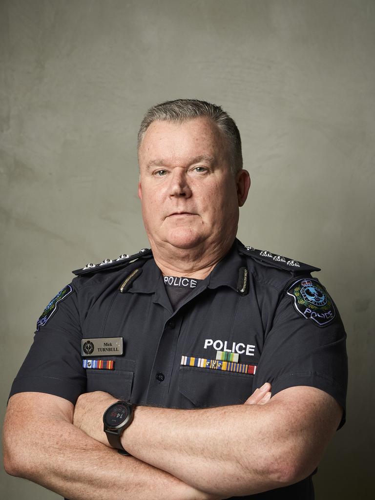 Traffic Investigation Section officer-in-charge Inspector Mick Turnbull has urged South Australians to take care on the state’s roads this Christmas. Picture: Matt Loxton