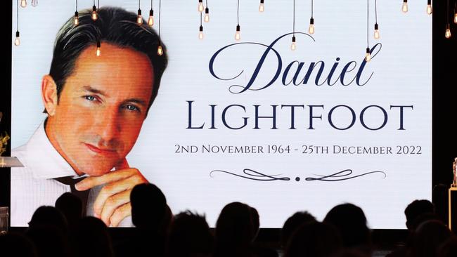 Daniel Lightfoot's tribute service. Picture: David Clark