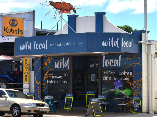 Wild Local seafood supplier and gourmet fish-and-chip restaurant in its comparatively new premises at 52 Herbert St, the Bruce Highway, in the Ingham CBD. Picture: Cameron Bates