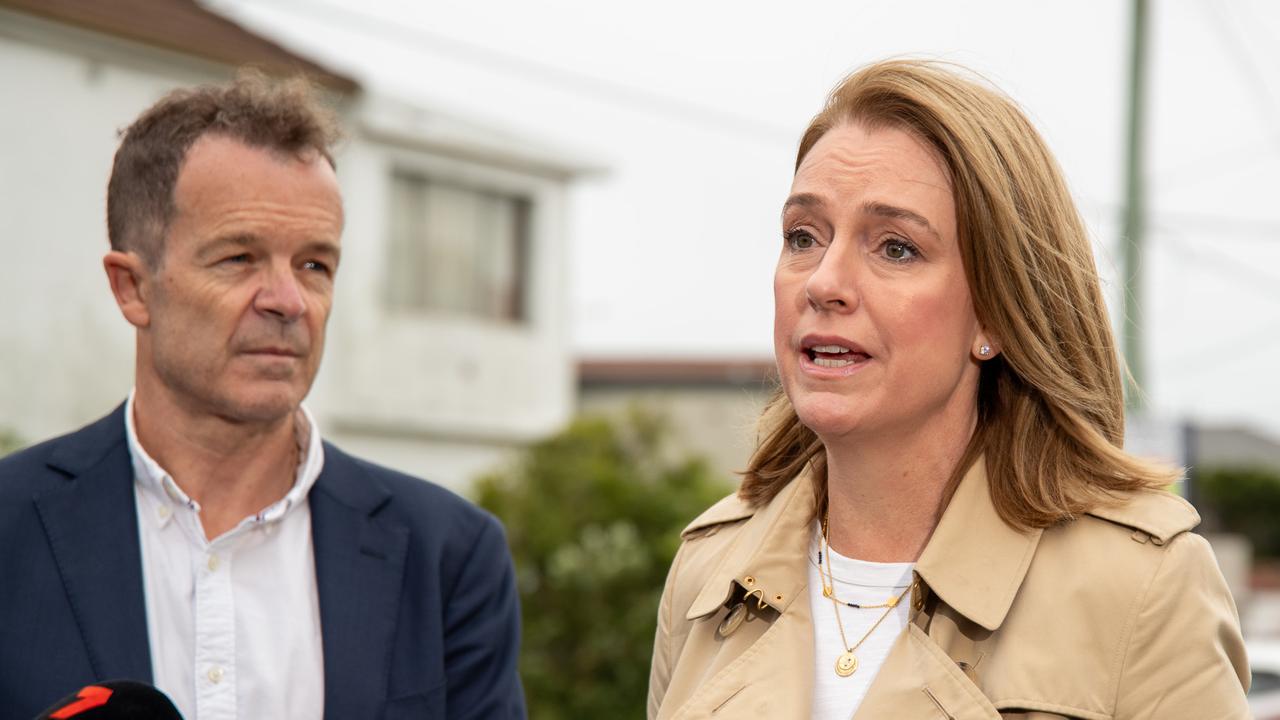 Opposition leader Mark Spearman and health spokeswoman Kellie Sloane. Picture Thomas Lisson